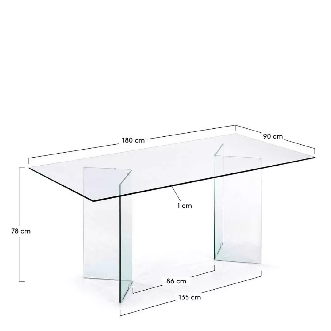 Esszimmer Tisch aus Glas modern günstig online kaufen