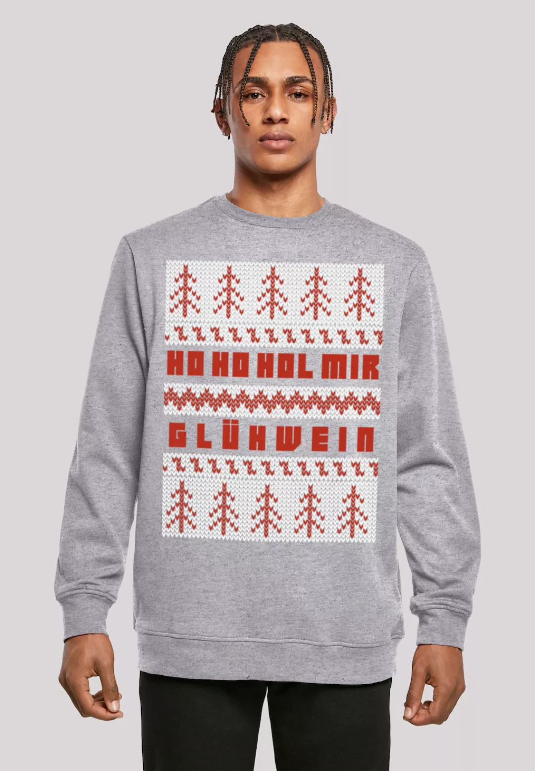 F4NT4STIC Kapuzenpullover "Ho Ho Hol mir Glühwein Weihnachten", Print günstig online kaufen