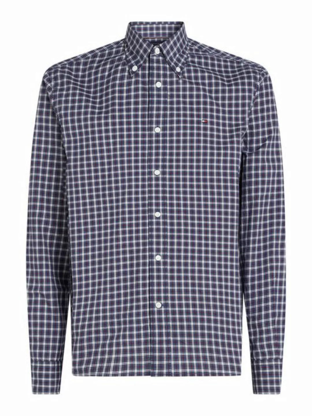 Tommy Hilfiger Langarmhemd FLEX POPLIN MINI TARTAN RF SHIRT modisch kariert günstig online kaufen