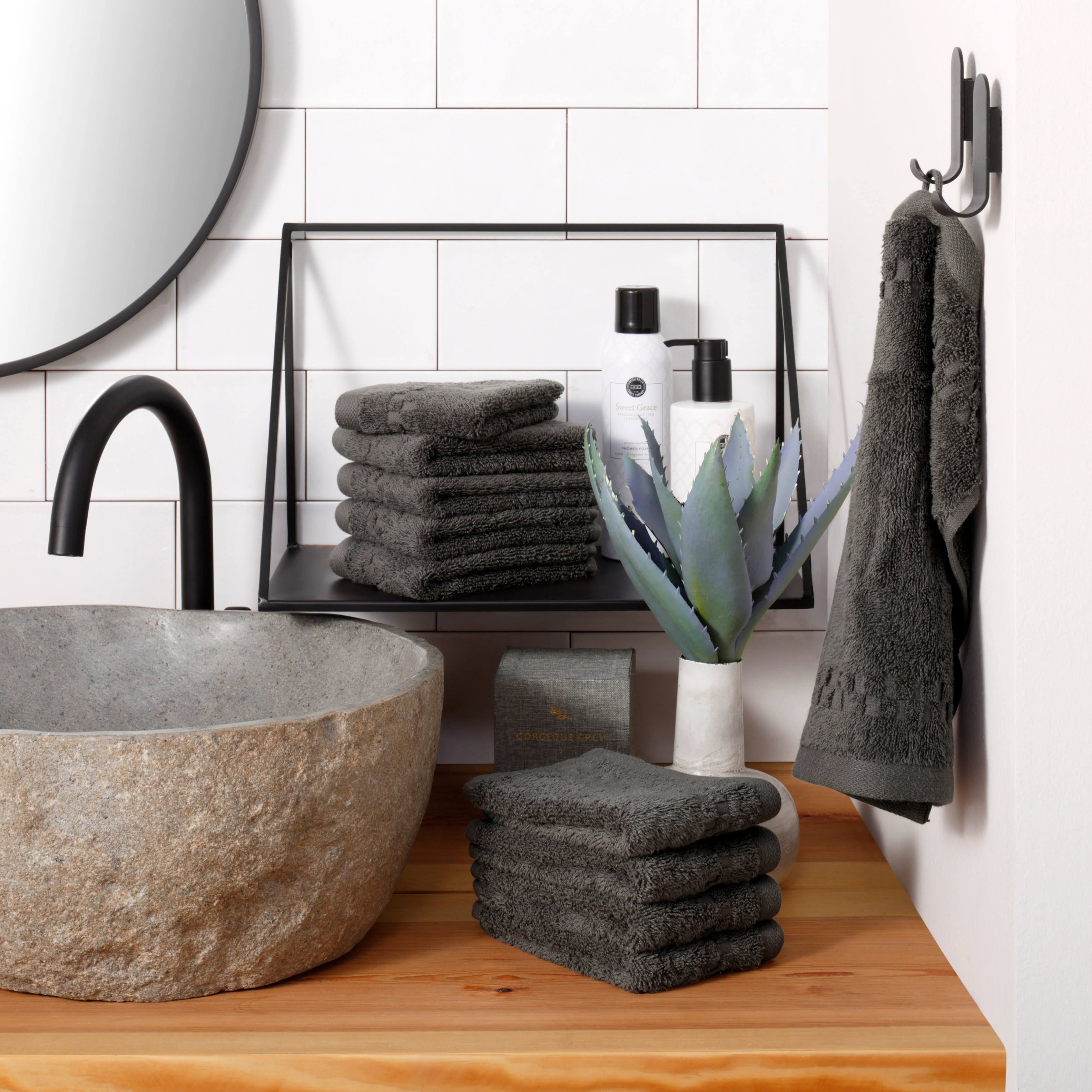 Home affaire Handtücher »Regona, Seiftücher (30x30cm), flauschig und weich, günstig online kaufen