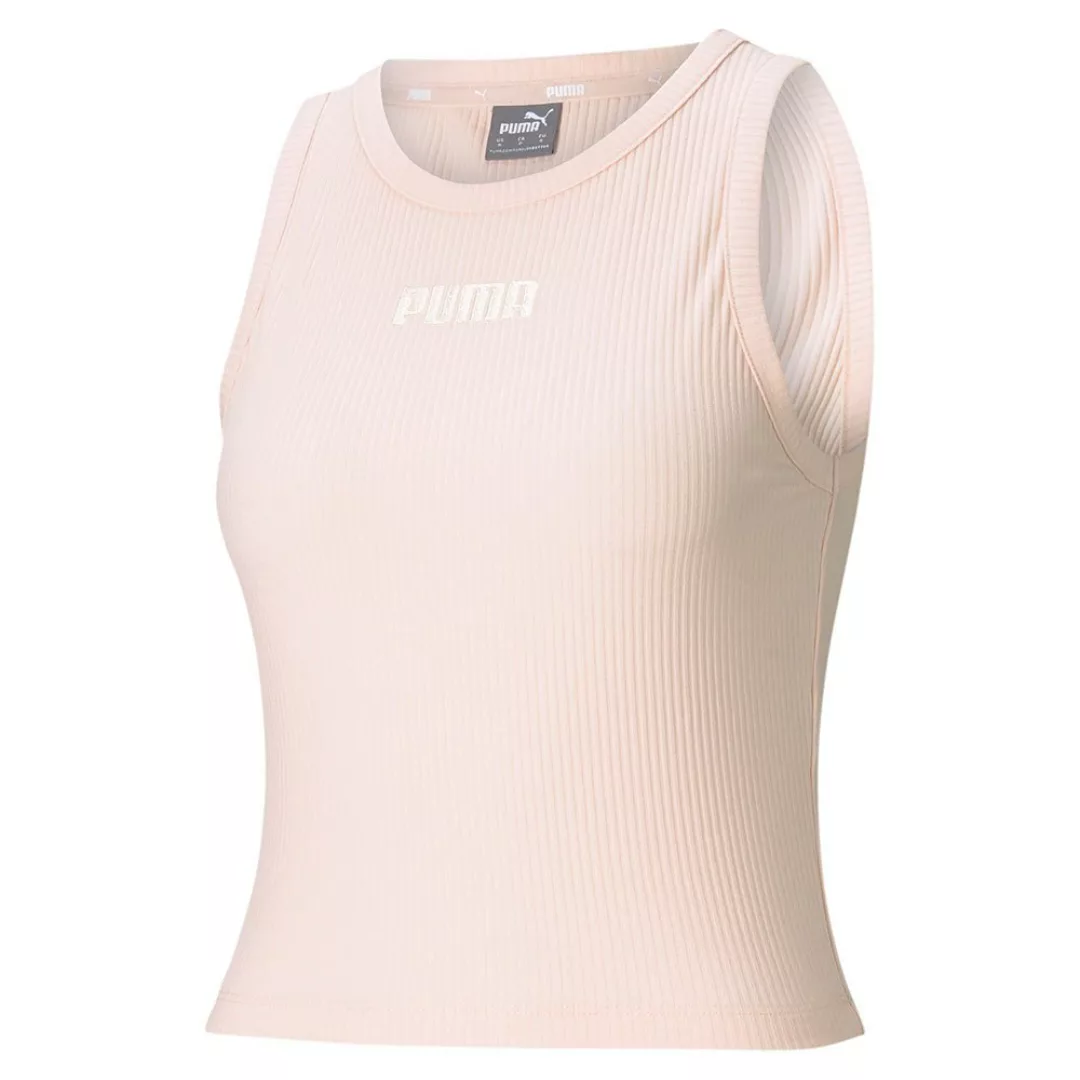 Puma Modern Basics Ribbed Ärmelloses T-shirt L Cloud Pink günstig online kaufen