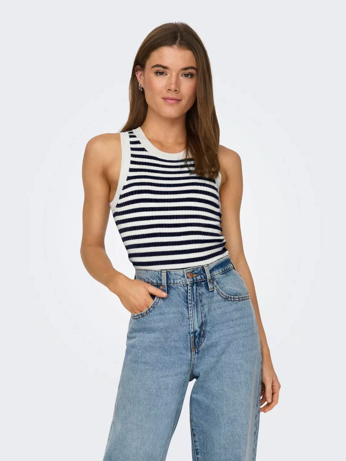 JDY Stricktop "JDYAYA TANK TOP KNT" günstig online kaufen