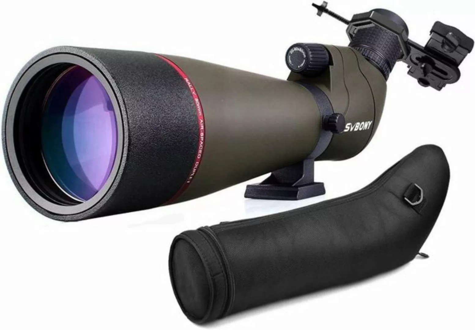 SVBONY SV13 20-60x80 Spektiv HD Wasserdicht Spotting Scope mit Tragetasche günstig online kaufen