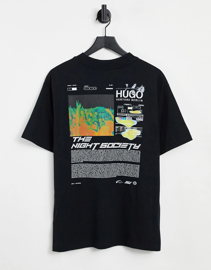 Hugo x Vertere – Donaz – T-Shirt in Schwarz günstig online kaufen