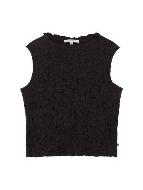 TOM TAILOR Denim Blusenshirt crinkle hybrid blouse günstig online kaufen