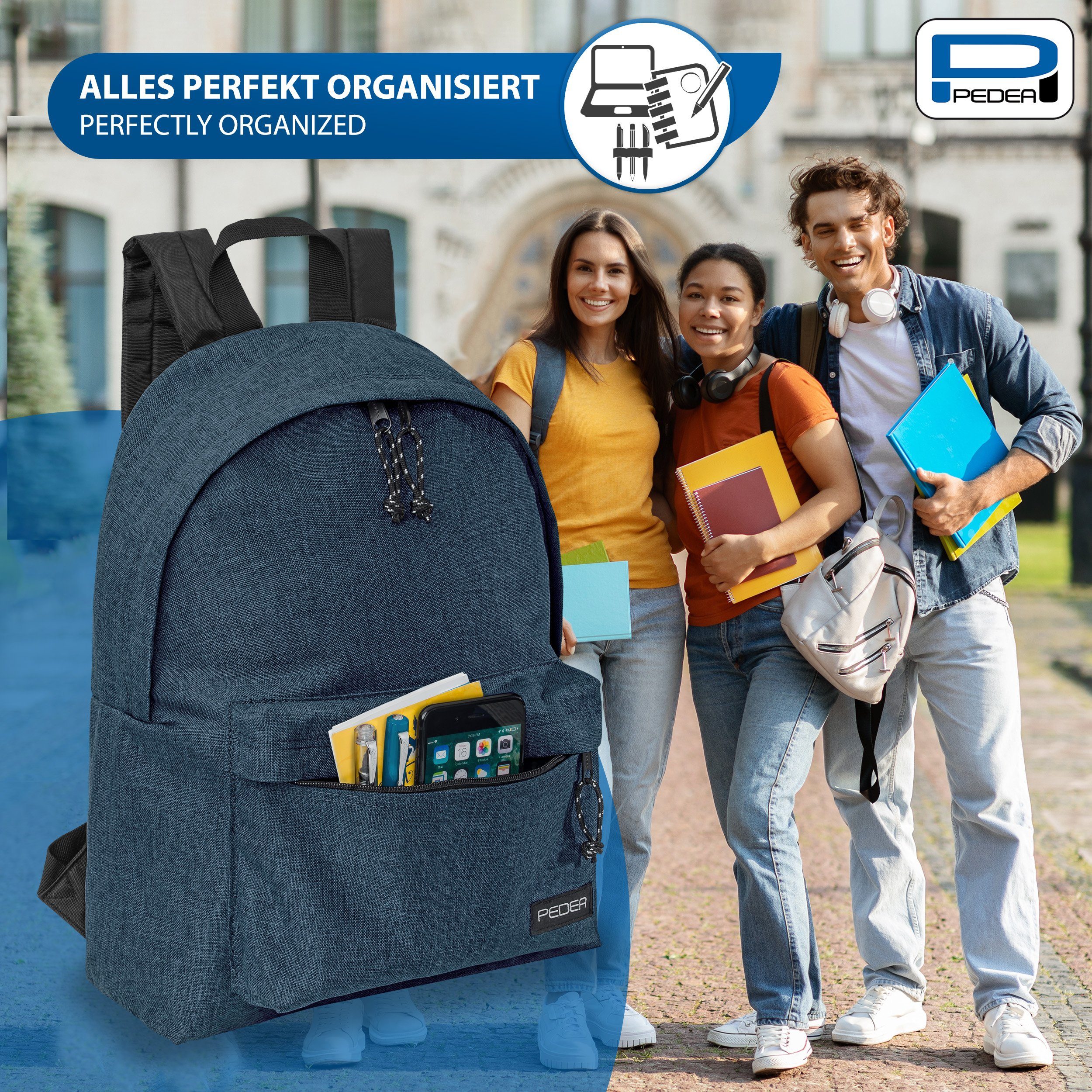 PEDEA Freizeitrucksack STYLE (13,3 Zoll (33,8 günstig online kaufen