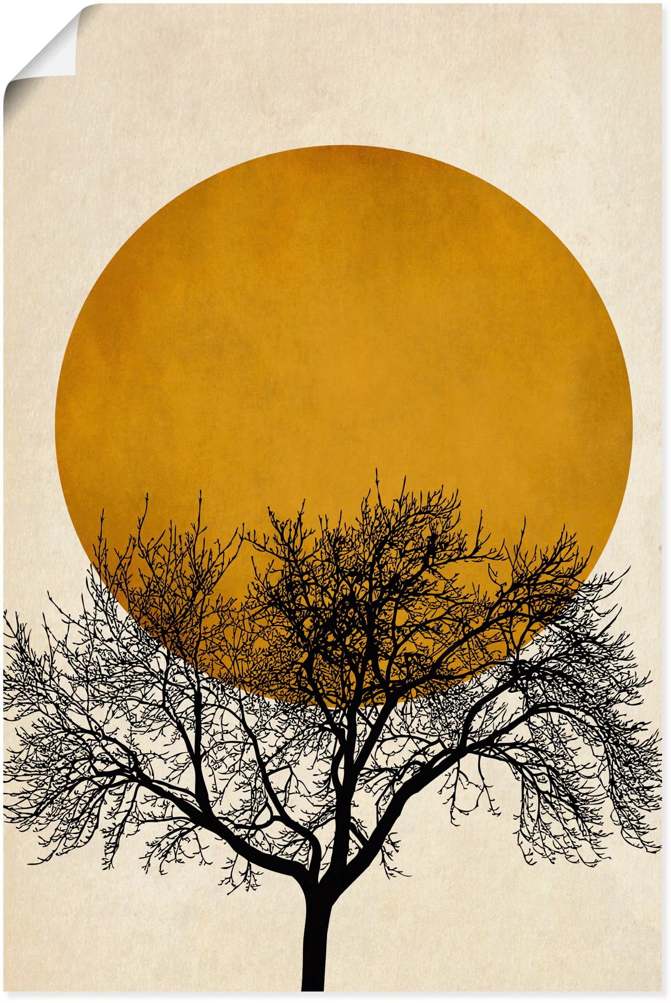 Artland Wandbild »Wintermorgen«, Baumbilder, (1 St.) günstig online kaufen
