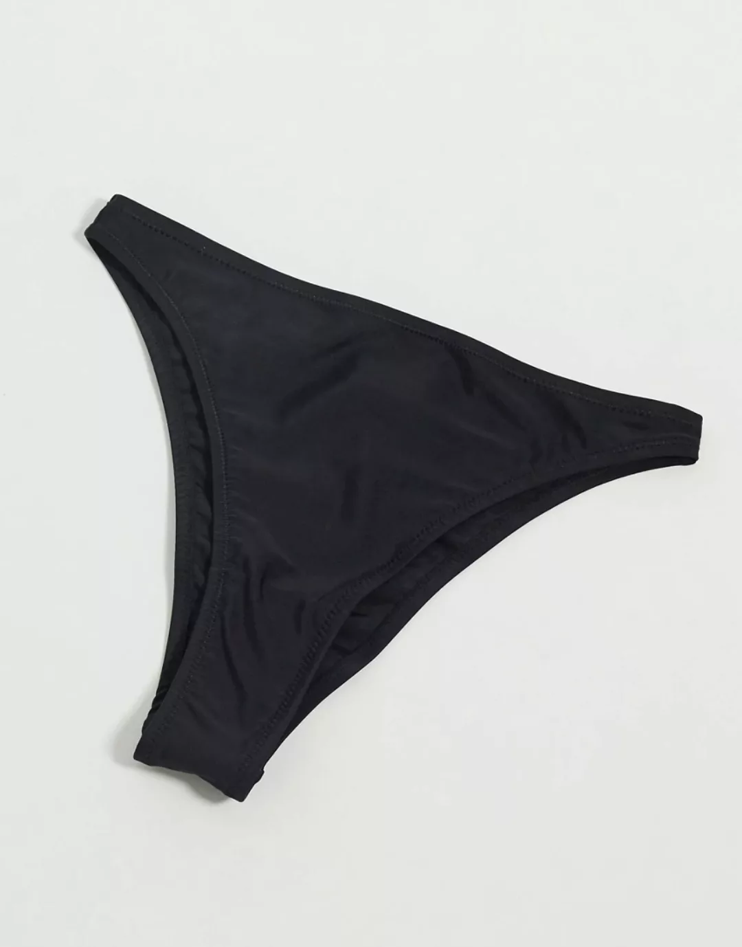 Candypants – Schwarzer Bikinislip mit hohem Bund günstig online kaufen