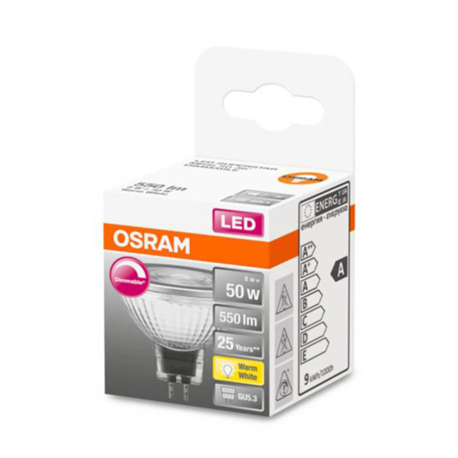 OSRAM LED-Reflektor GU5,3 8W 927 36° dimmbar günstig online kaufen