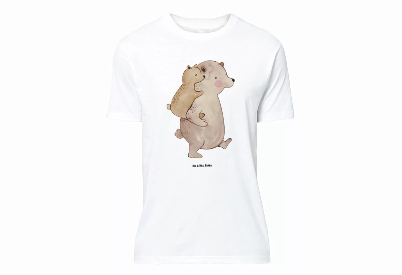 Mr. & Mrs. Panda T-Shirt Papa Bär - Weiß - Geschenk, Vati, Jubiläum, Damen, günstig online kaufen