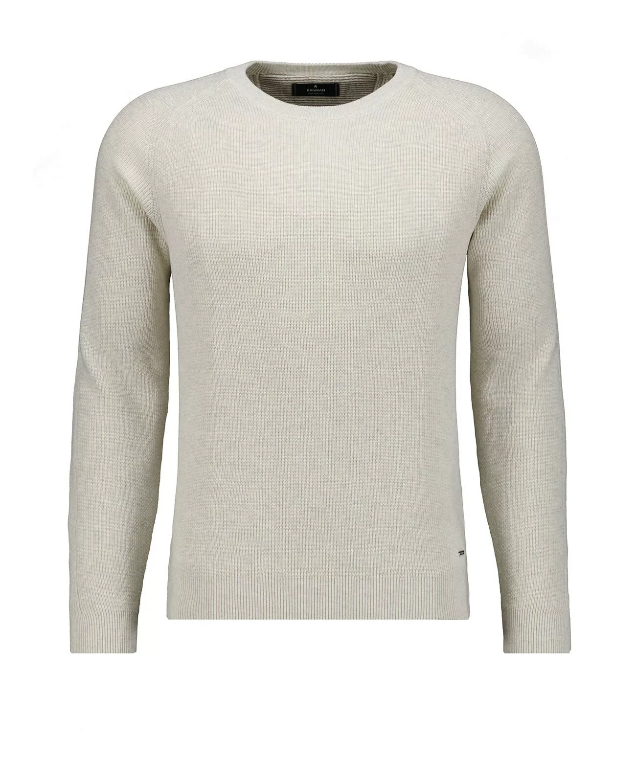 RAGMAN Sweatshirt V-Neck jacquard günstig online kaufen