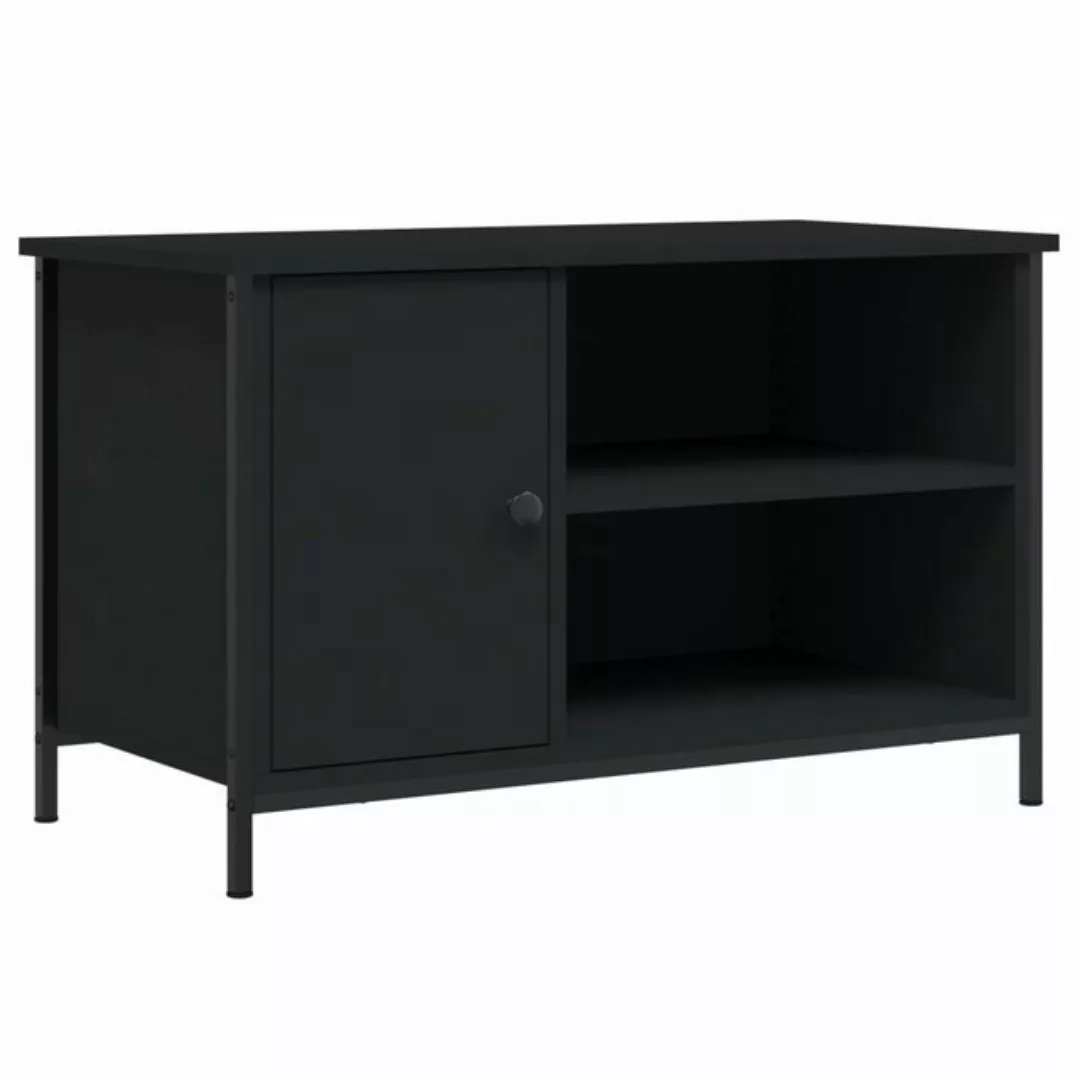 furnicato TV-Schrank Schwarz 80x40x50 cm Holzwerkstoff günstig online kaufen