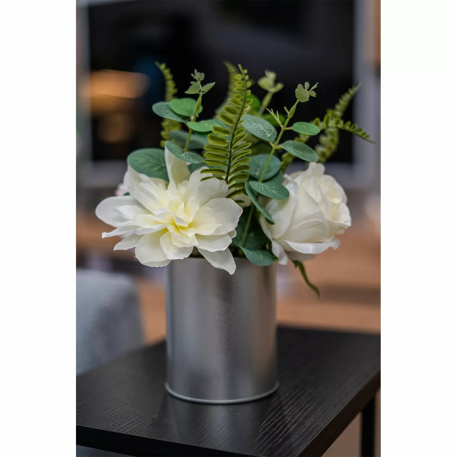 Kunstblume Kunstblume weiße Jasmin in Vase günstig online kaufen