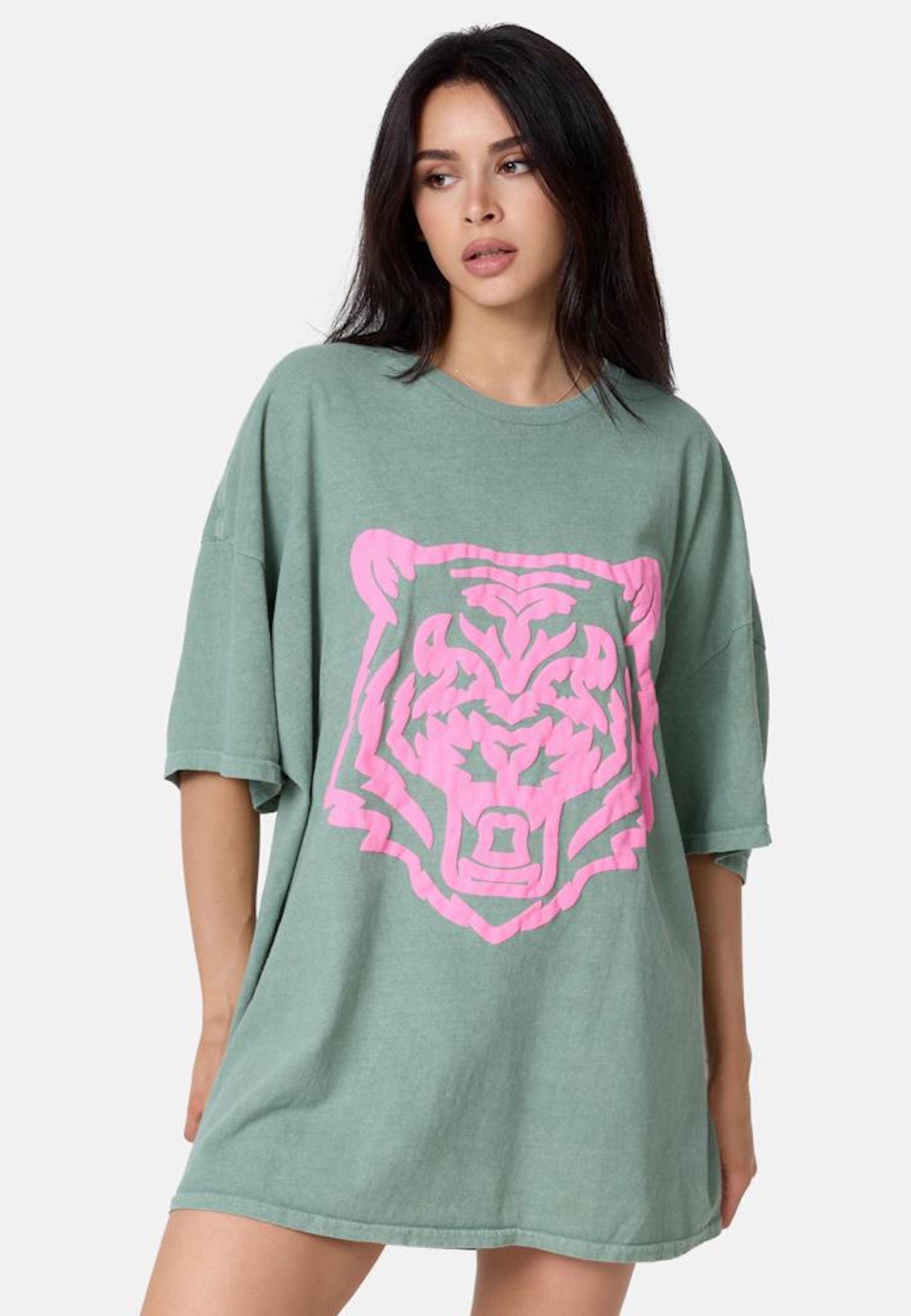 Worldclassca Print-Shirt Worldclassca Oversized Animal Print günstig online kaufen