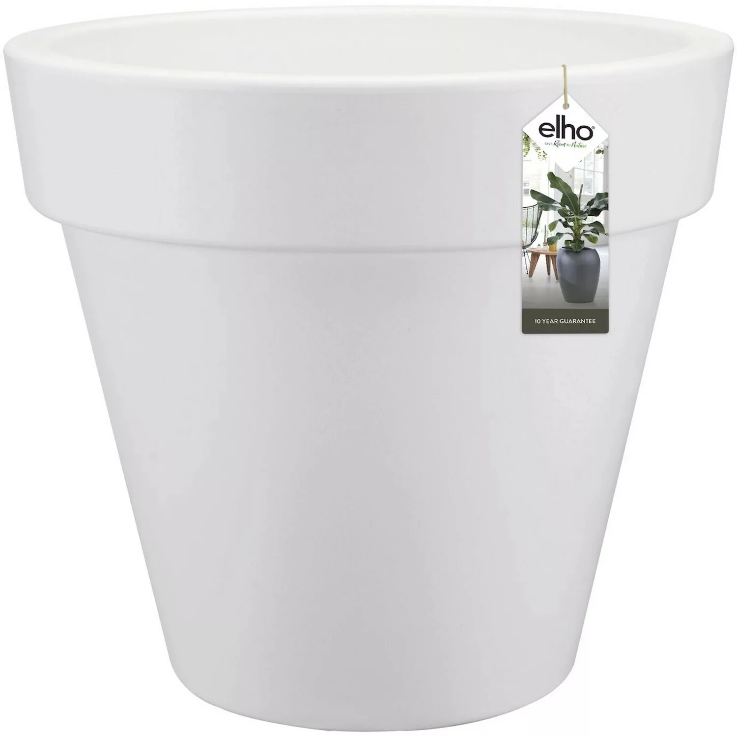 Elho Blumentopf Pure Ø 39 cm Weiß günstig online kaufen