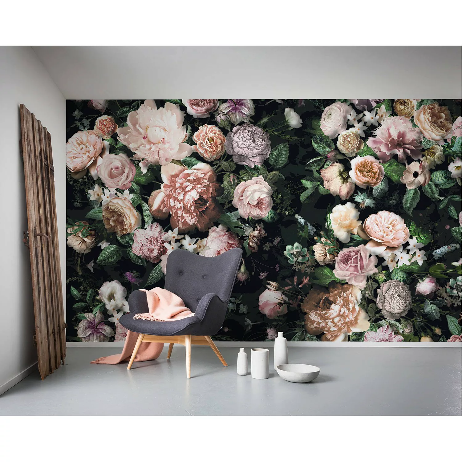 KOMAR Vlies Fototapete - Victoria Black - Größe 400 x 250 cm mehrfarbig günstig online kaufen