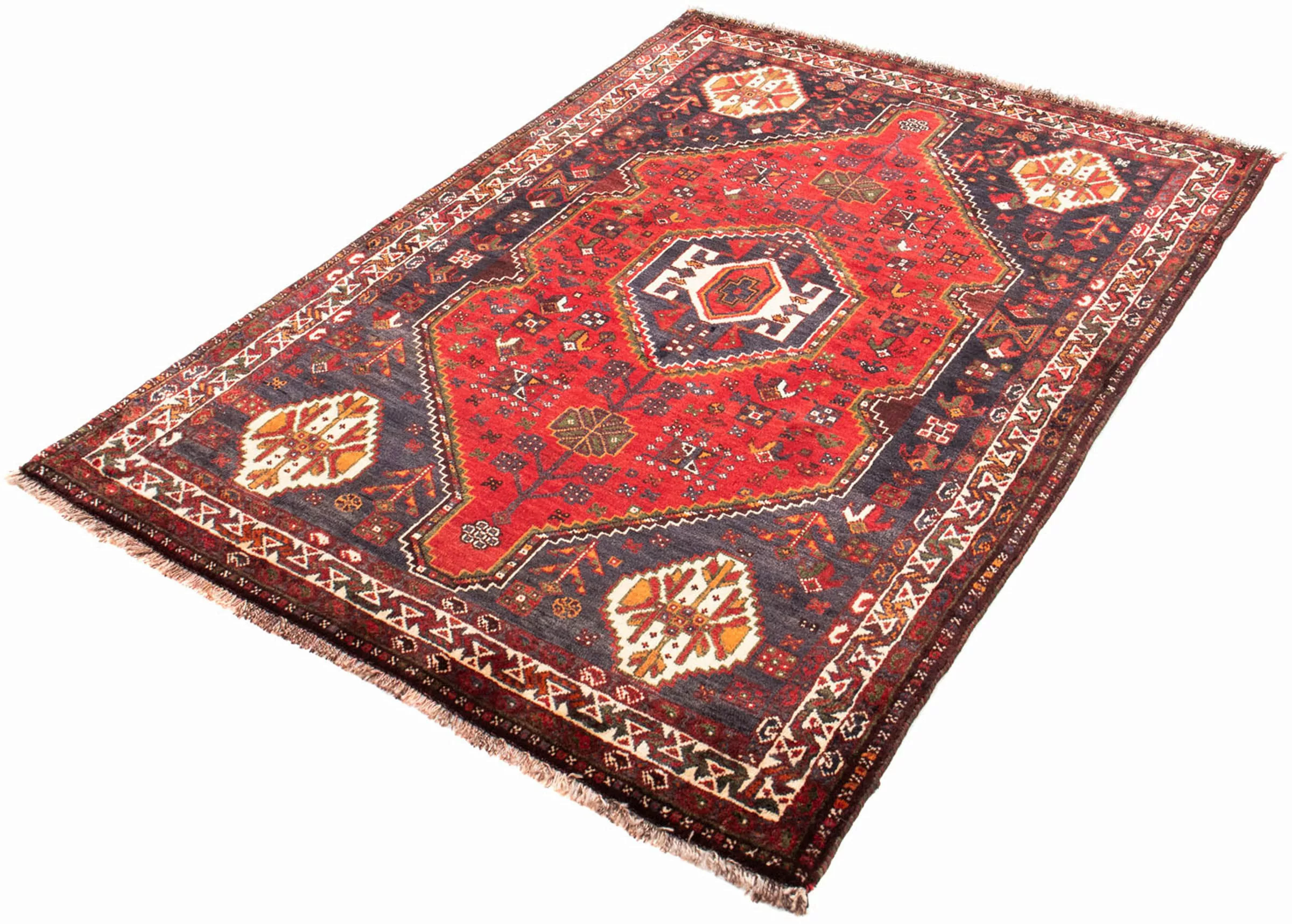 morgenland Orientteppich »Perser - Nomadic - 170 x 116 cm - dunkelrot«, rec günstig online kaufen