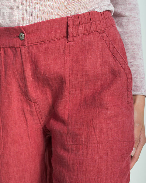 Weite Hose Aus Leinen 'Linen Trousers' günstig online kaufen