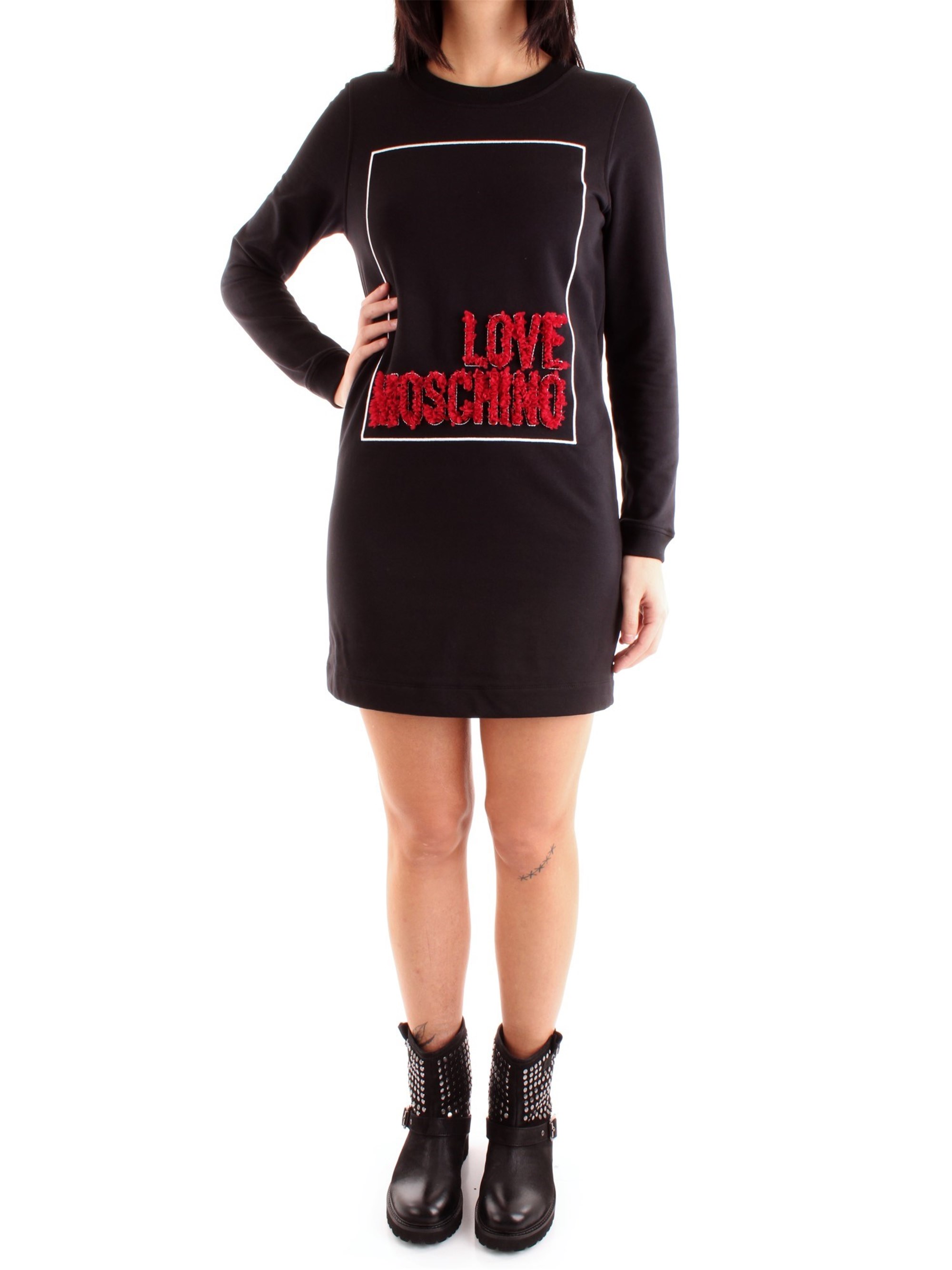 LOVE MOSCHINO Kleid Damen schwarz günstig online kaufen