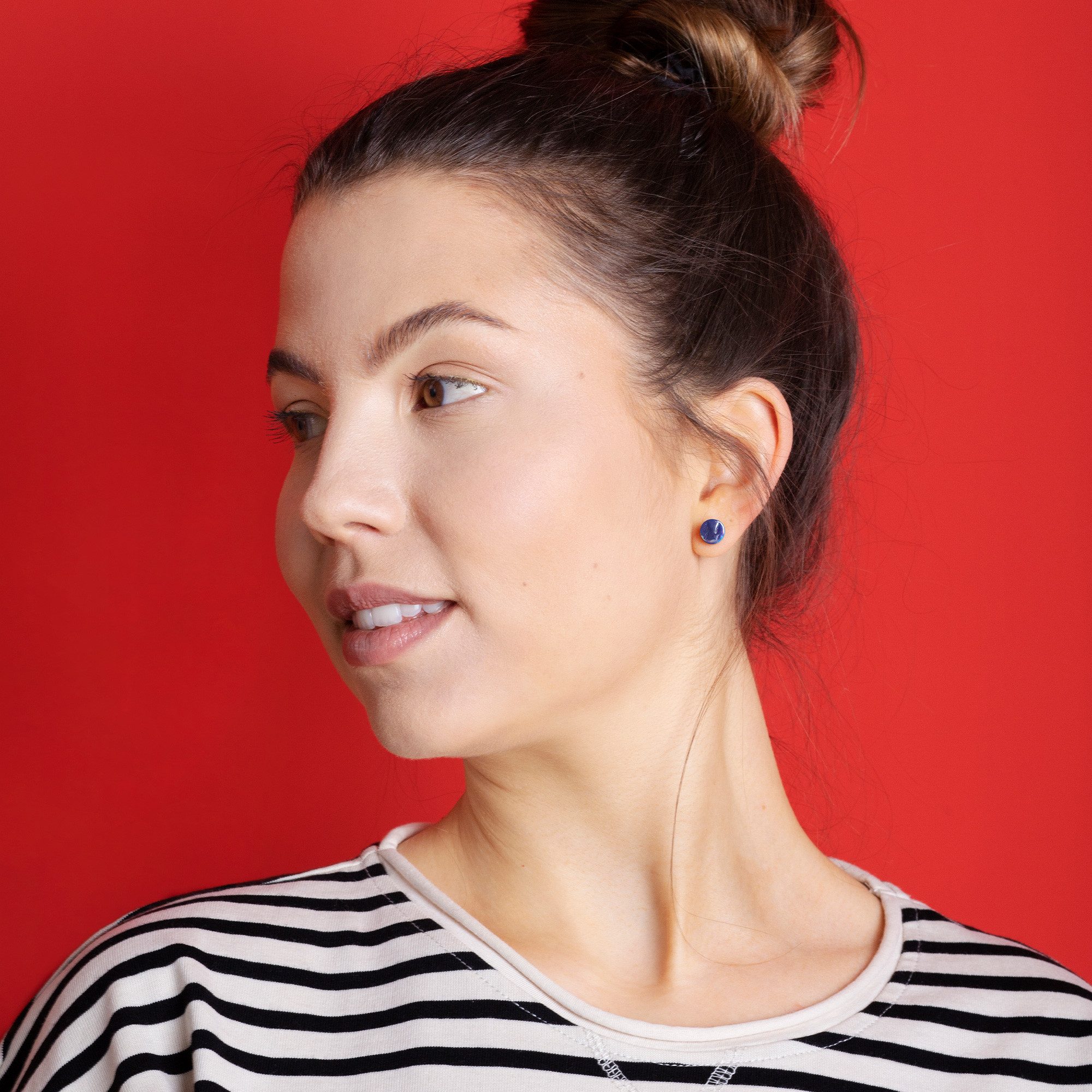 ALEXASCHA Paar Ohrstecker Glasohrstecker in Perlmuttoptik günstig online kaufen