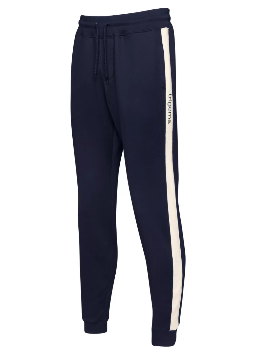 Trigema Jerseyhose "TRIGEMA Jogginghose mit kontrastfarbigen Seitenstreifen günstig online kaufen