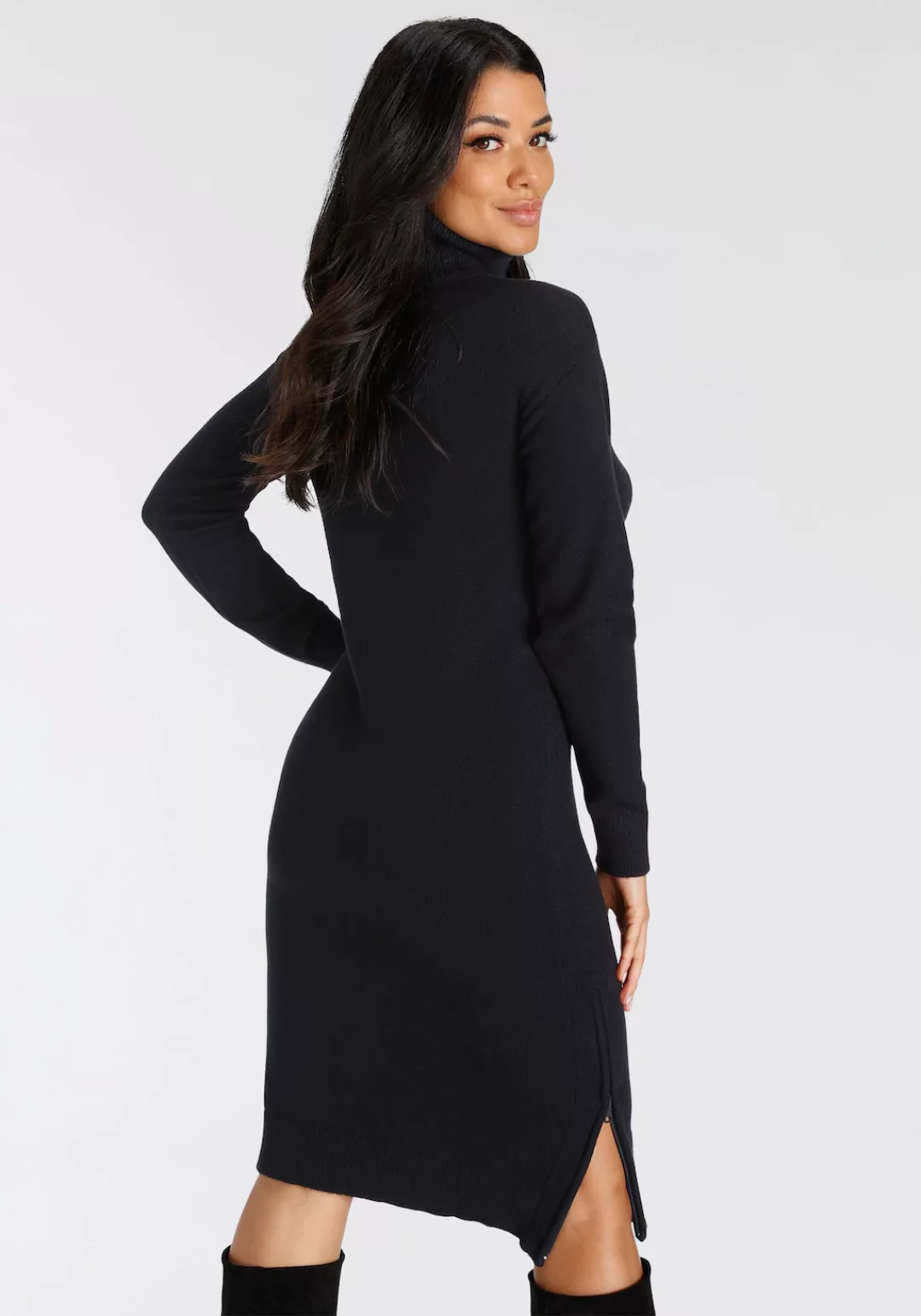 Bruno Banani Strickkleid, festliche Anlässe, kniefreie Länge, eleganter Loo günstig online kaufen