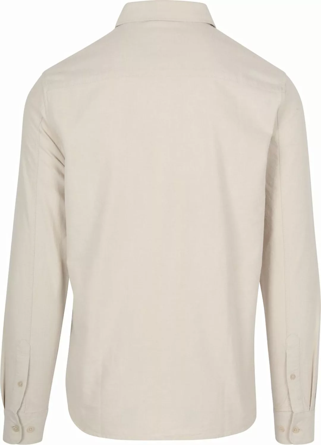 WissenBaumwolle Apparel Hemd Oxford Beige - Größe XL günstig online kaufen