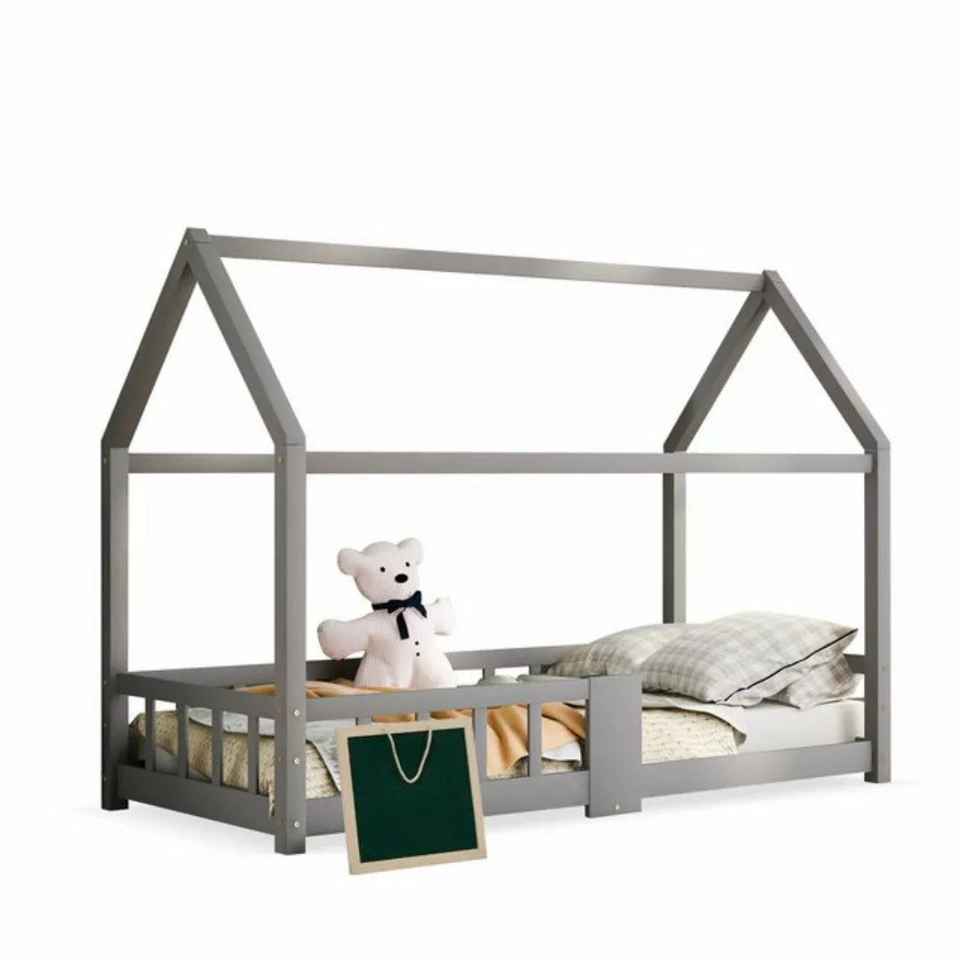 REDOM Kinderbett Kinder Bett Jugendbett Holzbett Hausbett Kinderhaus Massiv günstig online kaufen