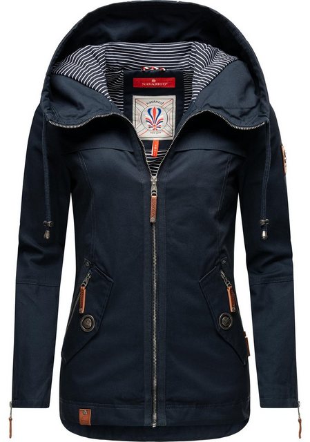 Navahoo Outdoorjacke Wekoo moderner Damen Übergangsparka aus Baumwolle mit günstig online kaufen