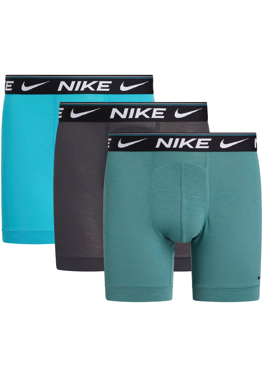 NIKE Underwear Boxer "BOXER BRIEF 3PK", (Packung, 3 St., 3er), mit Markenla günstig online kaufen