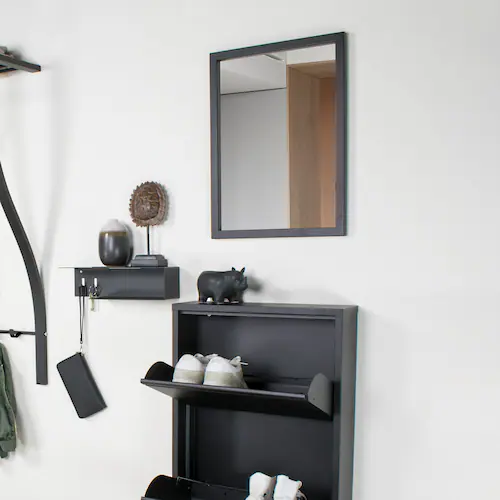 Spinder Design Wandspiegel »SENZA«, Metall, Breite 40 cm, Horizontal und ve günstig online kaufen