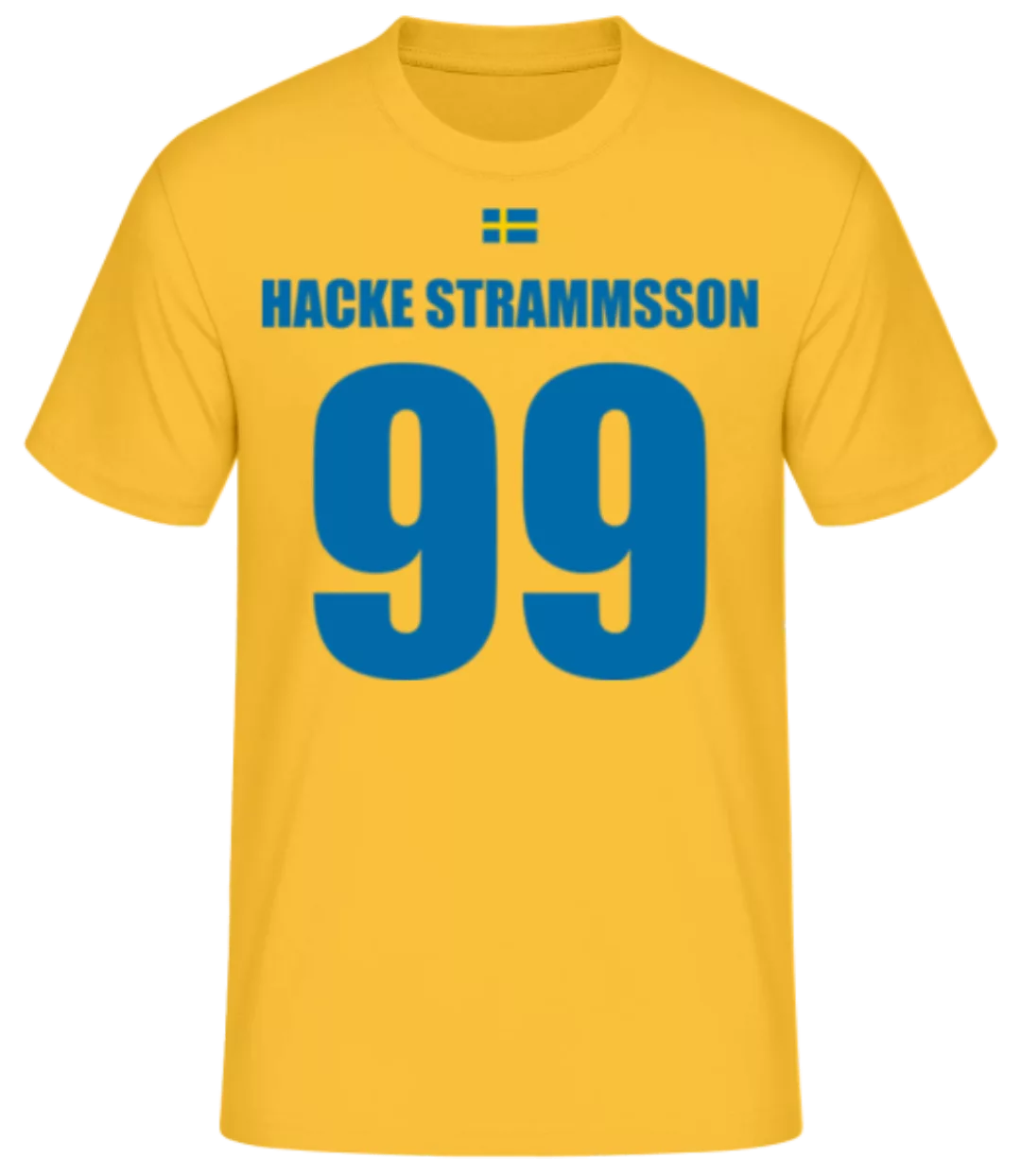 Schweden Fußball Trikot Hacke Strammsson · Männer Basic T-Shirt günstig online kaufen