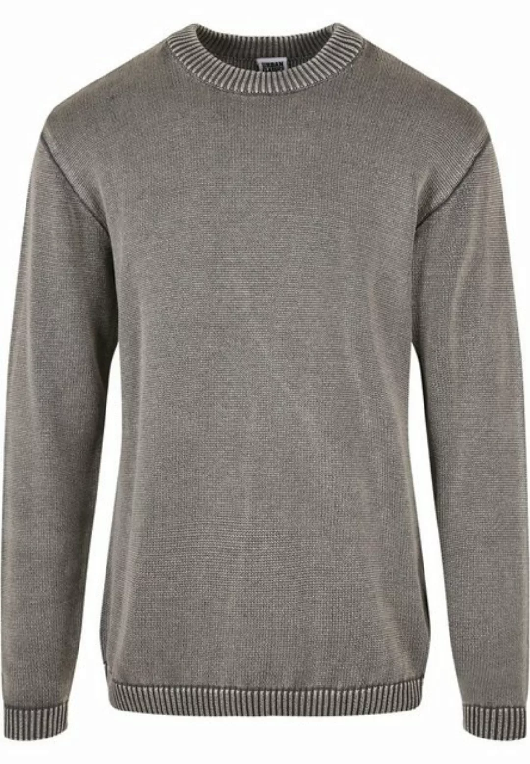 URBAN CLASSICS Rundhalspullover "Urban Classics Herren Washed Sweater" günstig online kaufen