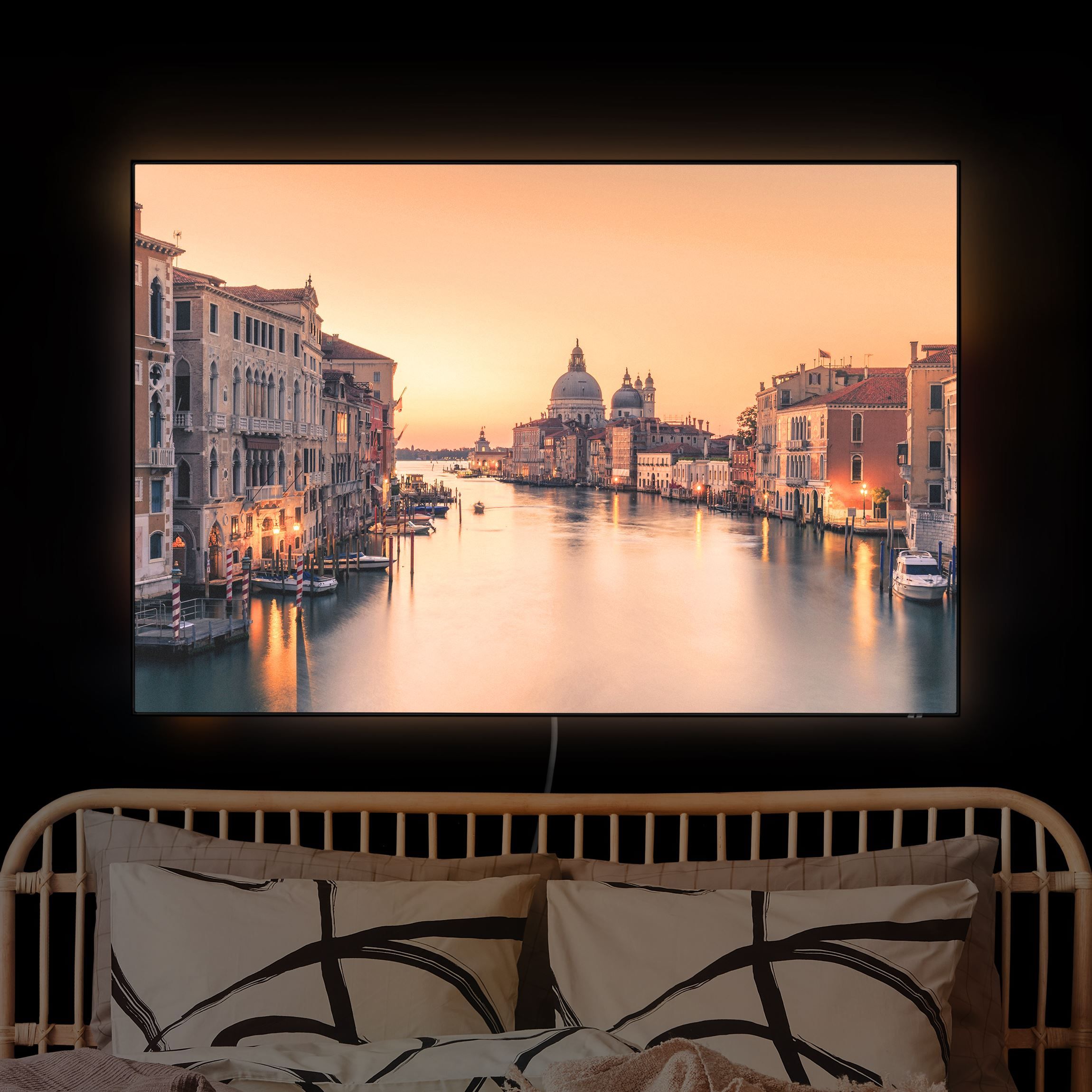 LED-Wechselbild Goldenes Venedig günstig online kaufen