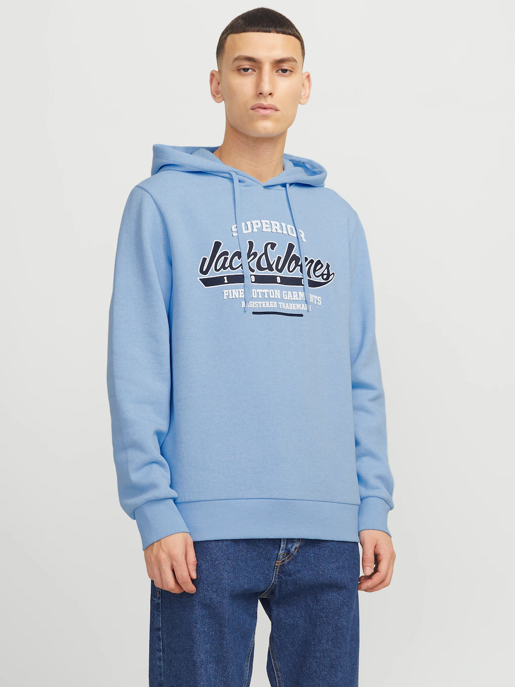 Jack & Jones Kapuzensweatshirt "JJELOGO SWEAT HOOD 2 COL 24/25 NOOS", mit L günstig online kaufen