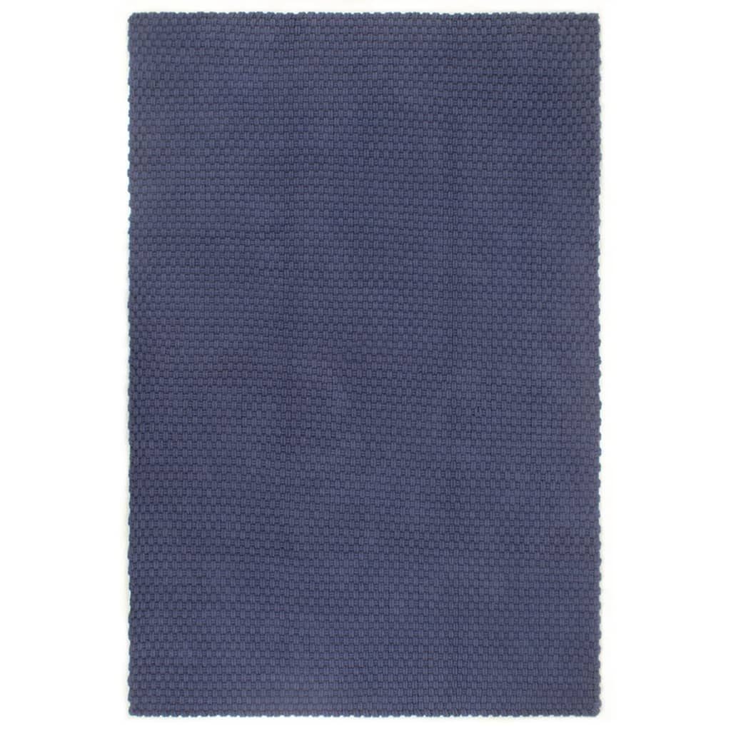 vidaXL Teppich Teppich Rechteckig Marineblau 120x180 günstig online kaufen