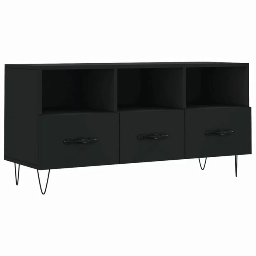 vidaXL TV-Schrank TV-Schrank Schwarz 102x36x50 cm Spanplatte günstig online kaufen