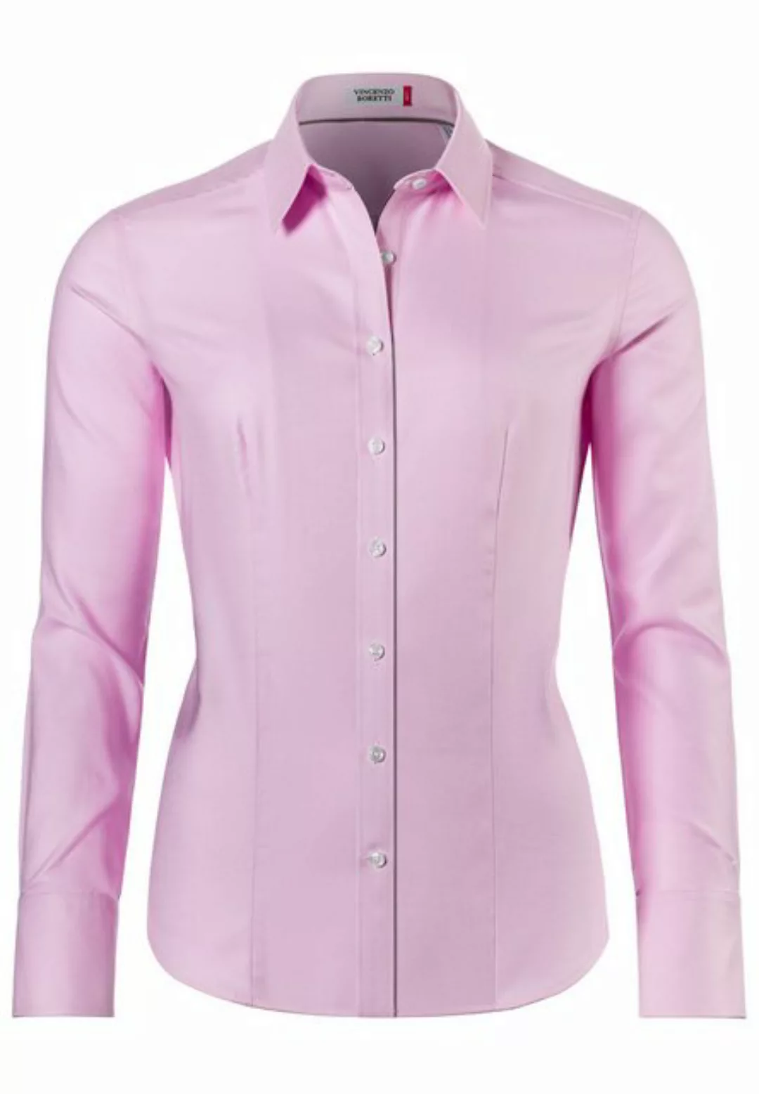 Vincenzo Boretti Klassische Bluse leicht tailliert soft Oxford günstig online kaufen