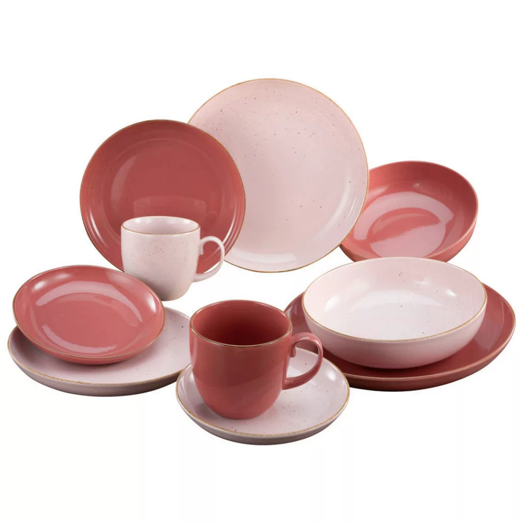 CreaTable Kombiservice »Geschirr-Set GIARDINO - ONE«, (Set, 10 tlg., Kaffee günstig online kaufen