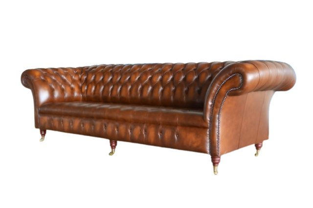 Xlmoebel Sofa Vier-Sitzer Polstercouch im modernen Stil aus Leder und Stoff günstig online kaufen