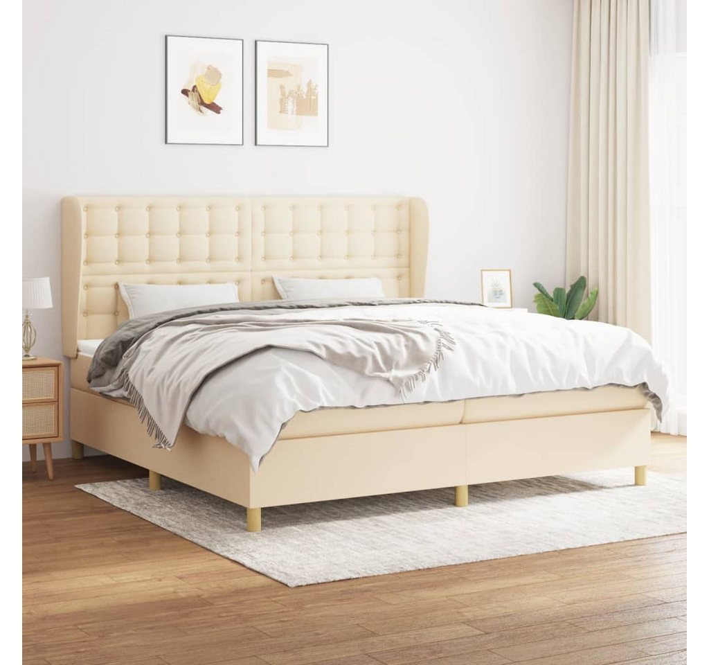 vidaXL Boxspringbett Bett Boxspringbett mit Matratze & Topper Stoff verschi günstig online kaufen