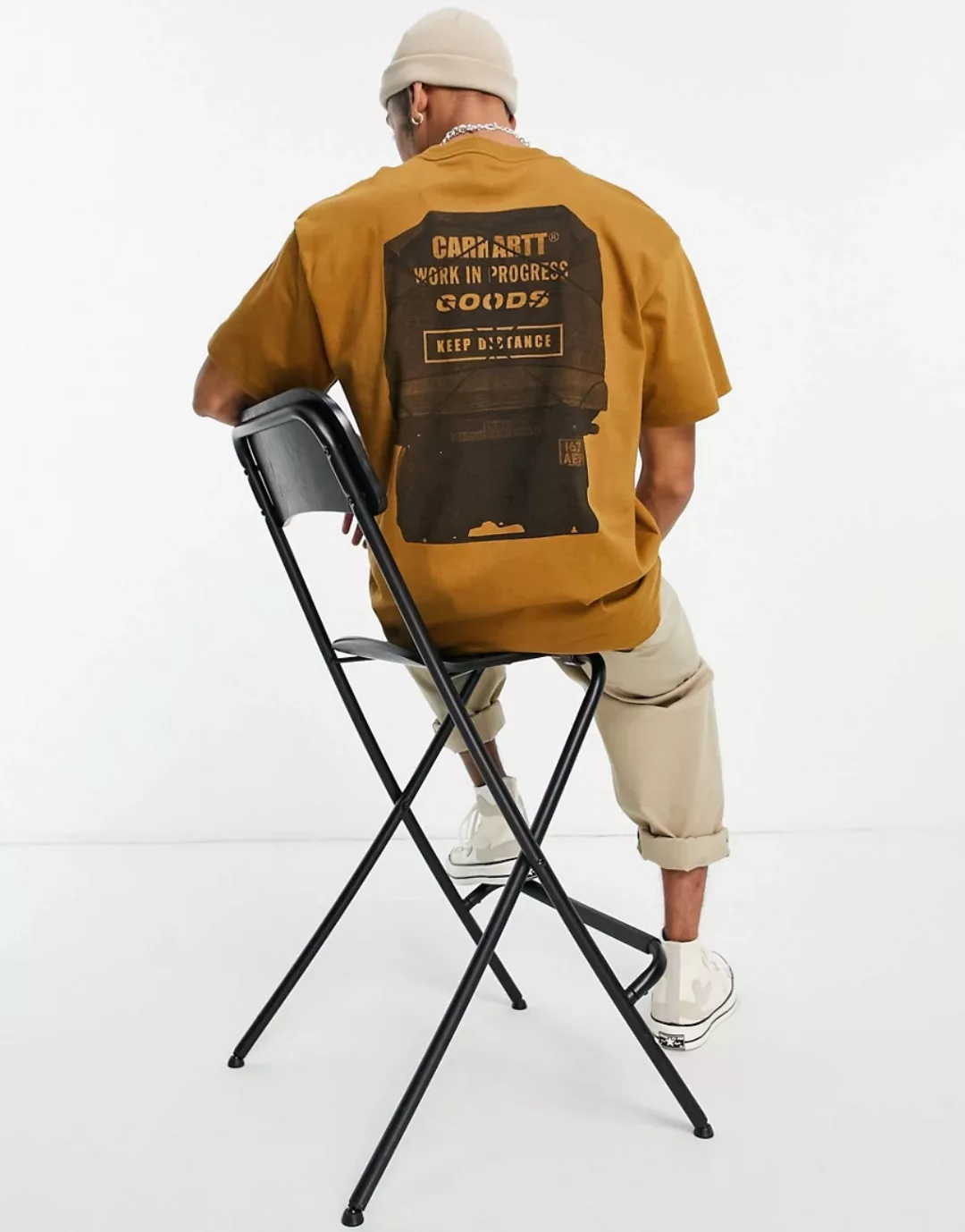 Carhartt WIP – Goods – T-Shirt in Braun günstig online kaufen