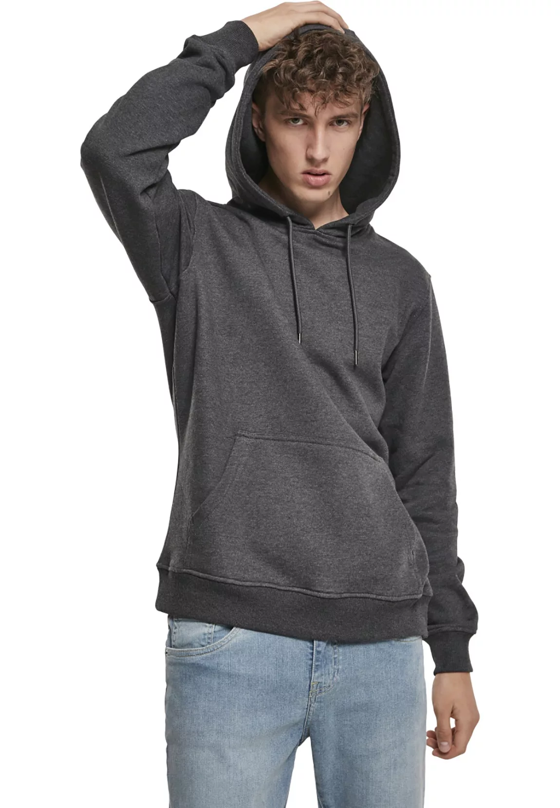 URBAN CLASSICS Sweatshirt "Urban Classics Herren Basic Sweat Hoody", (1 tlg günstig online kaufen