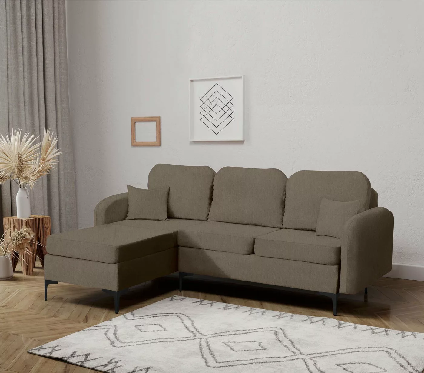 99rooms Ecksofa Tiffany, L-Form, Eckcouch, Ottomane links oder rechts beste günstig online kaufen