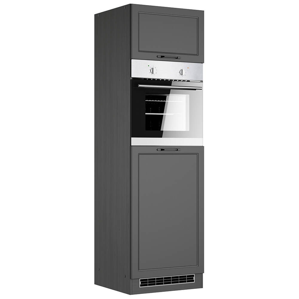 Backofen-Umbauschrank 60 cm in grau MONTERREY-03 günstig online kaufen