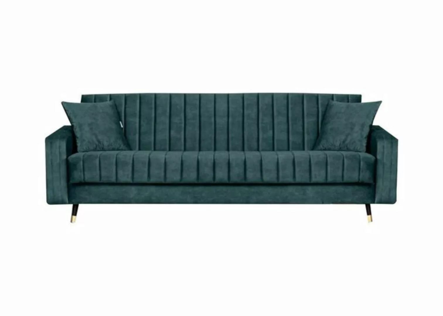 Xlmoebel Sofa Dreisitzer XXL Sofa Rosa Samt Stoff Wohnzimmer Design Polster günstig online kaufen