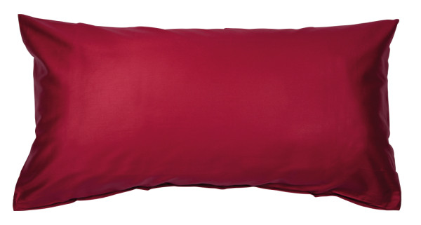 Janine Janine Mako-Satin Bettwäsche Colors 31001 bordeaux Größe:  60x40 cm günstig online kaufen
