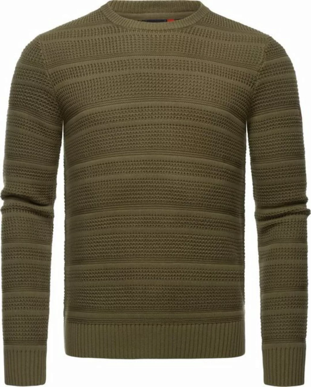 Ragwear Strickpullover Gabrel stylischer Herren Sweatpullover mit Rippbündc günstig online kaufen