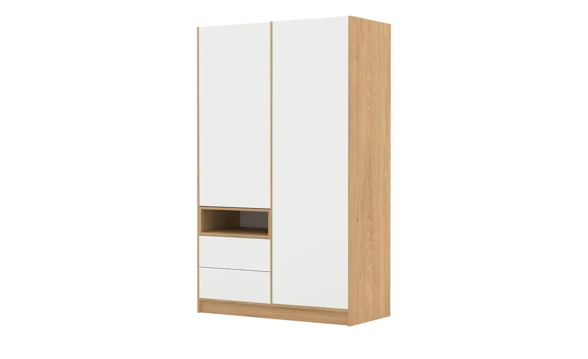 Kleiderschrank  White Oak ¦ holzfarben ¦ Maße (cm): B: 120,6 H: 200 Schränk günstig online kaufen