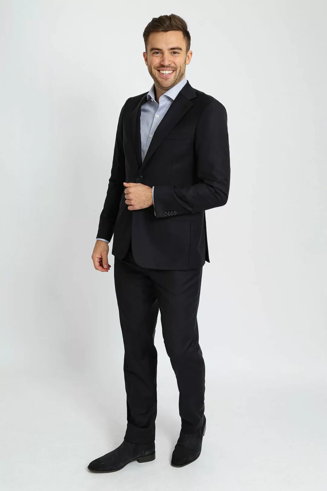 Suitable Suit Wool Navy - Größe 50 günstig online kaufen